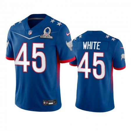 Camiseta Hombre NFL Tampa Bay Buccaneers Devin White 45 Game Royal 2022 NFC Pro Bowl